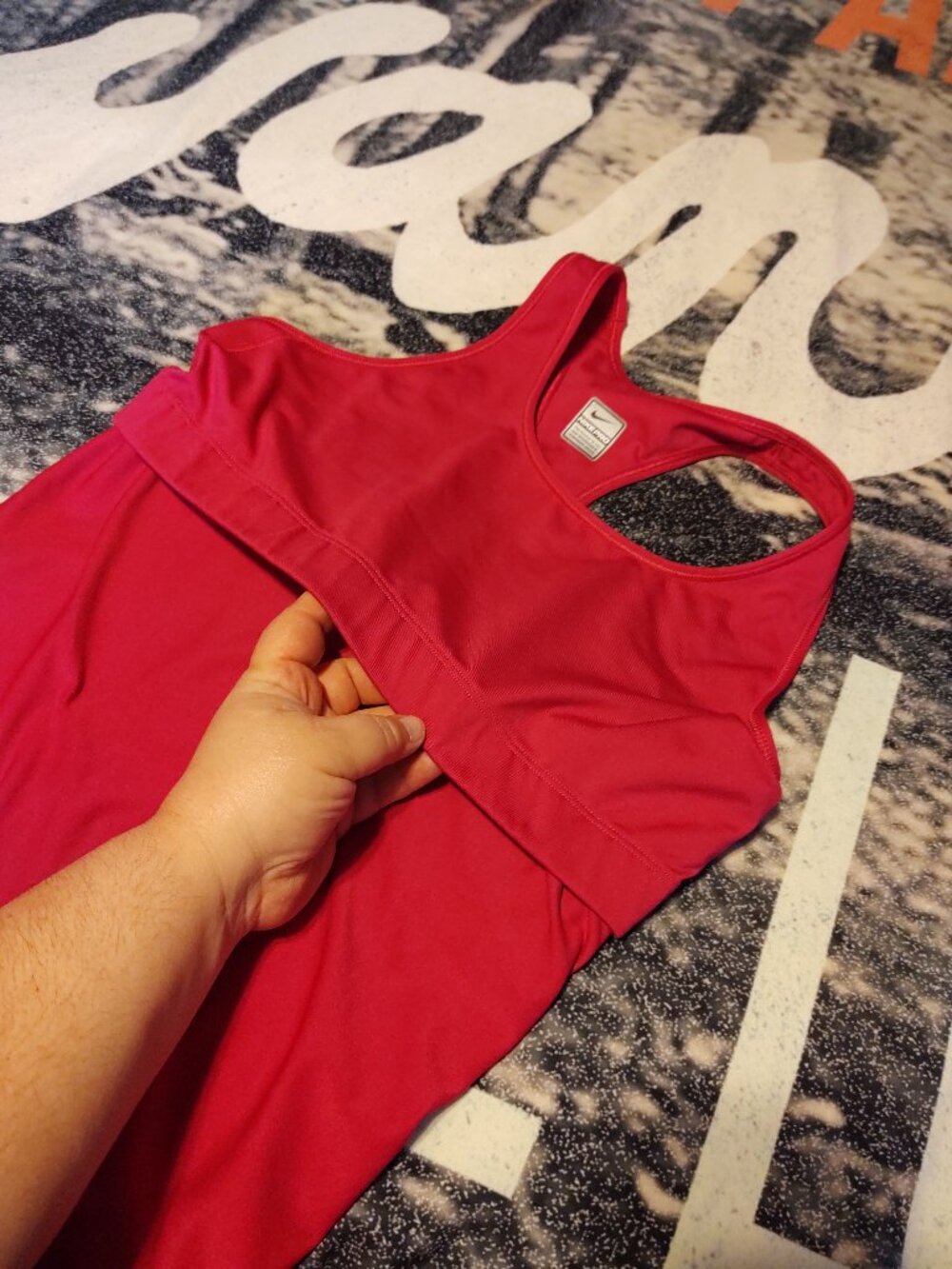 Nike Pro Compression Pink Racerback Top Lg - Picture 12 of 13